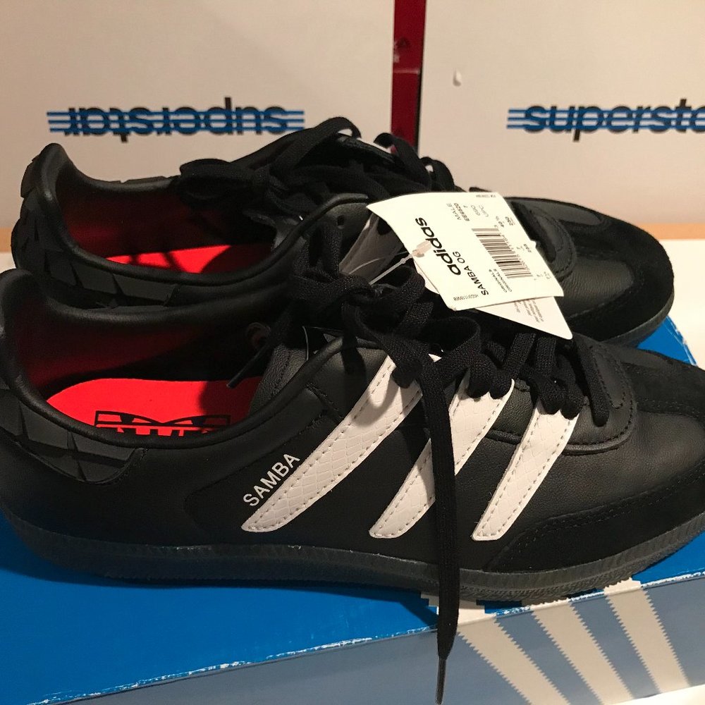 Adidas Originals Men's Leather SAMBA OG Casual Walking Sneakers EE6520 - Picture 9 of 9